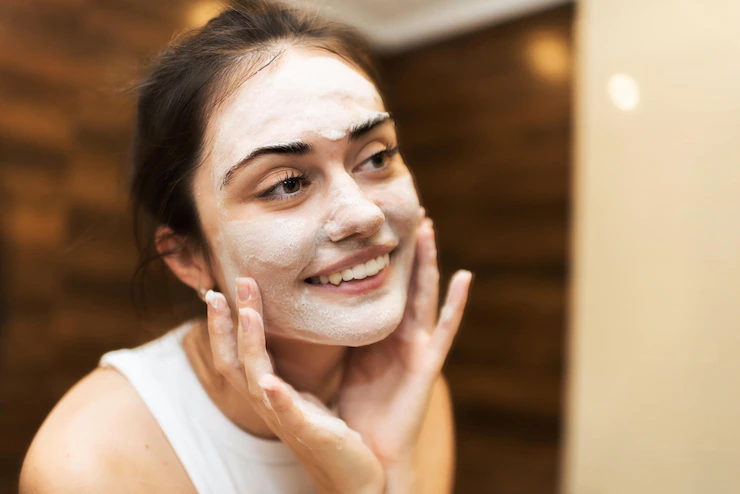 You should scrub your face with a physical exfoliator every day.