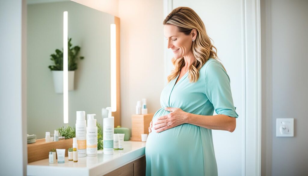 skincare routine during pregnancy