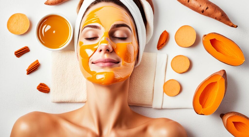 sweet potato face mask