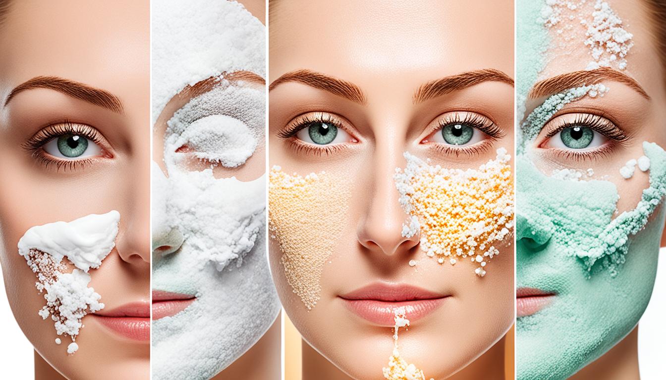 physical exfoliation and chemical exfoliation