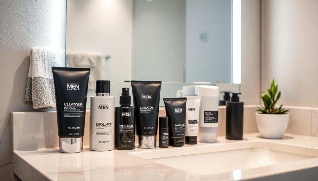 Daily skincare routine for men